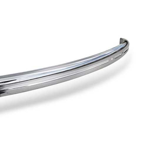 Bumper, rear, (split) with groove, Original chrome