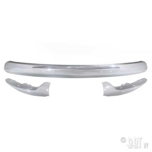 Bumper front 3-pieces (Chrome)