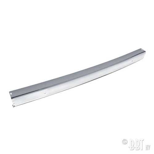 Bumper rear / chrome - w/o bumper strip