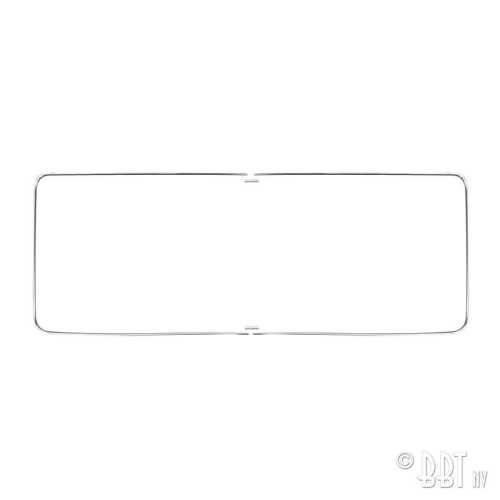 Window molding for side central window 'Deluxe' (alu trim)