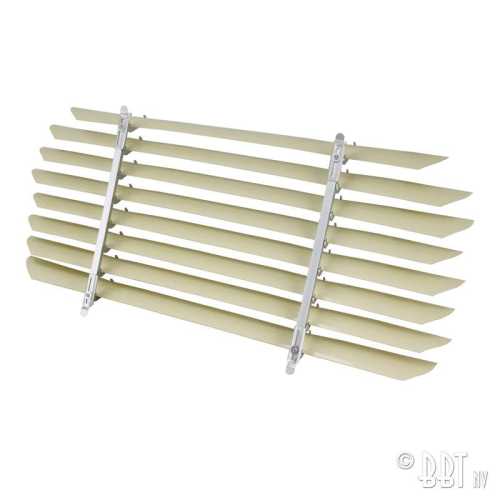 Heckscheiben-Jalousie, nicht montiert