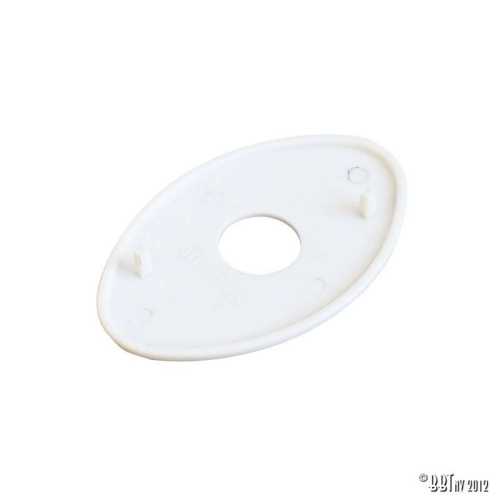 Rosette zwischen Kurbel und Seilzugantrieb