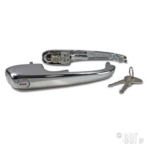 Door Handlees with keys - pair - Top Quality
