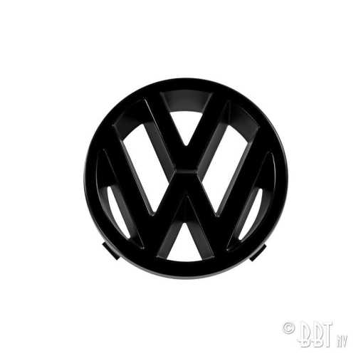 Emblem VW front black - 125mm (Original)