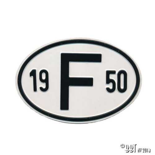 Sign F 1950