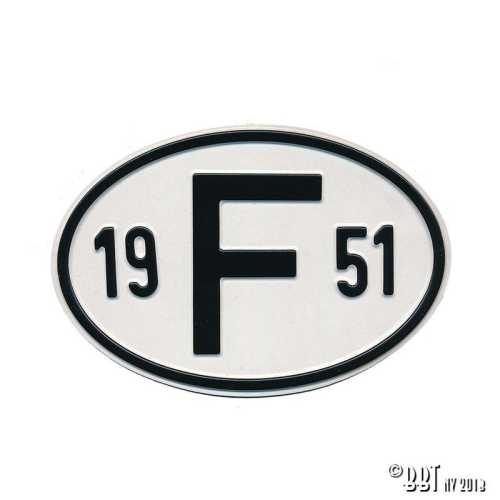 Sign F 1951