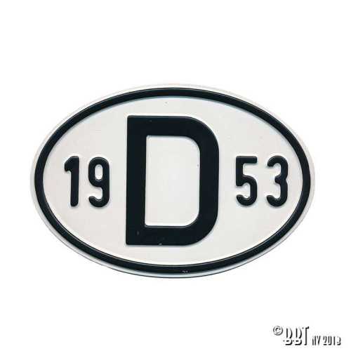 Schild D 1953