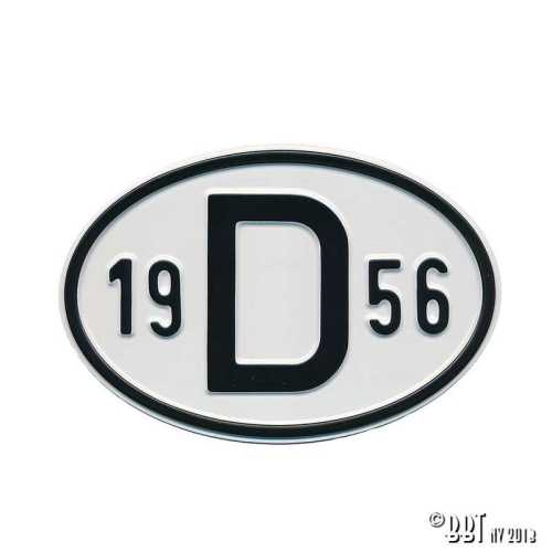 Schild D 1956