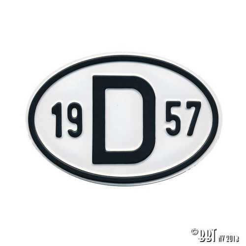 Schild D 1957