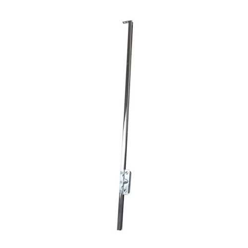 Steg zwischen Kurbel und Dreiecksfenster, links, Chrom