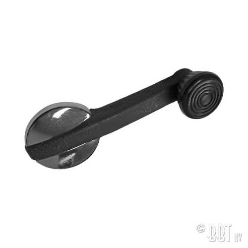 Window crank 'original style' - black/chrome