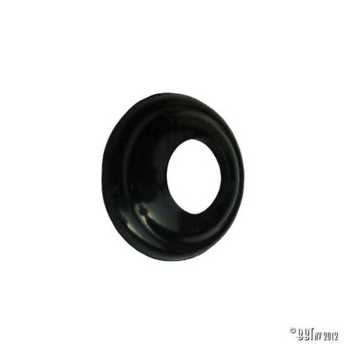 Collar behind window crank / inner doorhandle, black