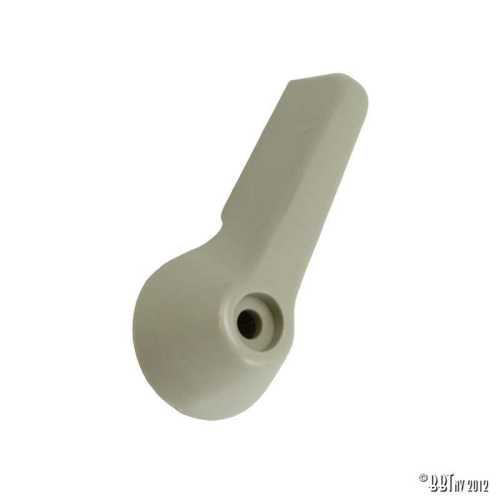 Inner doorhandle cabin door silver beige