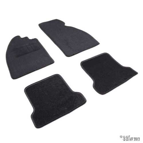Floormatset black 4pcs