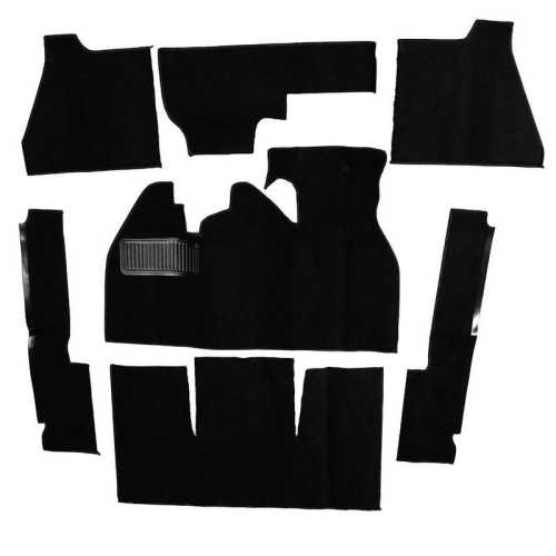 Carpet kit, Beetle, black