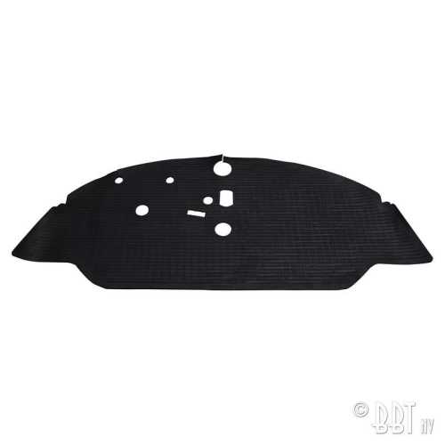 Gummimatte vorne (Schwarz)