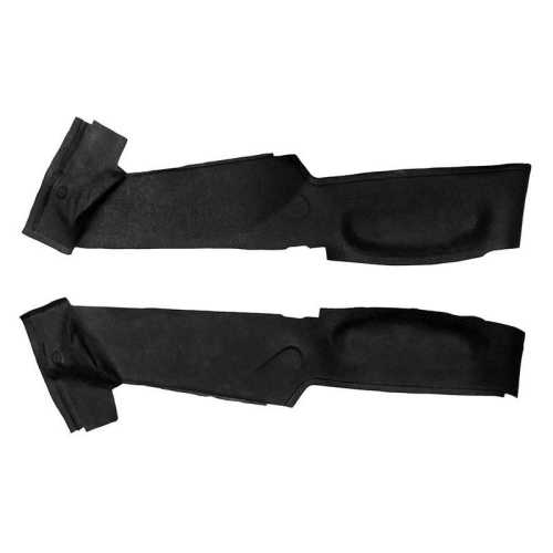 Rubber mats seat stand walkthrough (with bulkhead behind seat) black