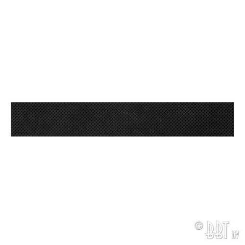 Rubber small black strip between front seats, Walk-through