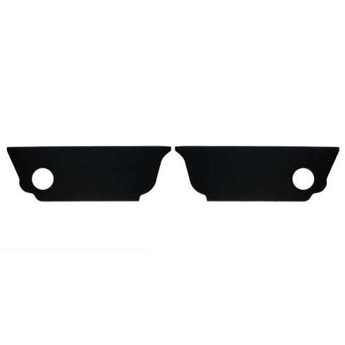 Rear kick panels - black (pair)