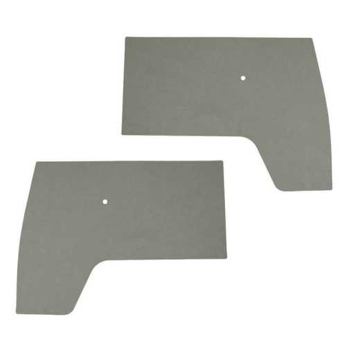 Front door panels, grey, as pair