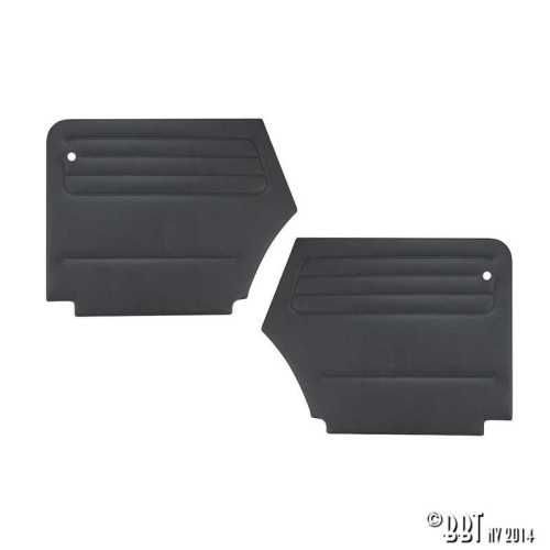 Quarter panels, rear, Beetle convertible, 2 pieces