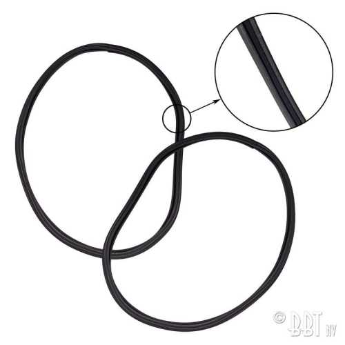 Rubber between glass and headlight bucket German quality