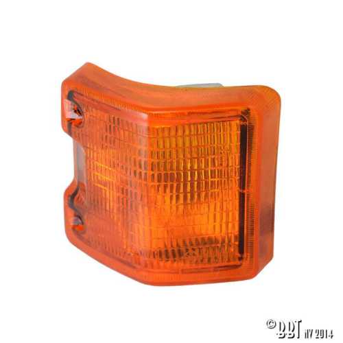 Turnsignal front orange, right complete