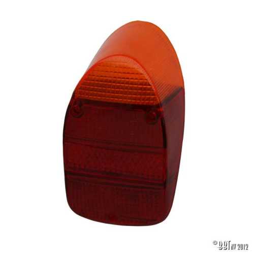 Rücklichtglas, europäisches Modell orange/rot/rot Stück