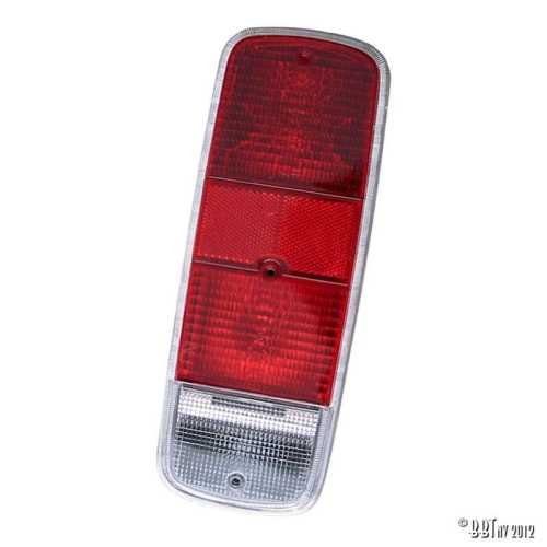 Rücklichtglas, rot, günstige Variante, Stück