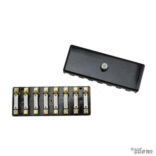 Fuse box bakelite for 8 fuses