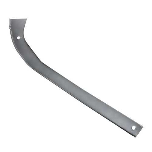 Roof gutter front left
