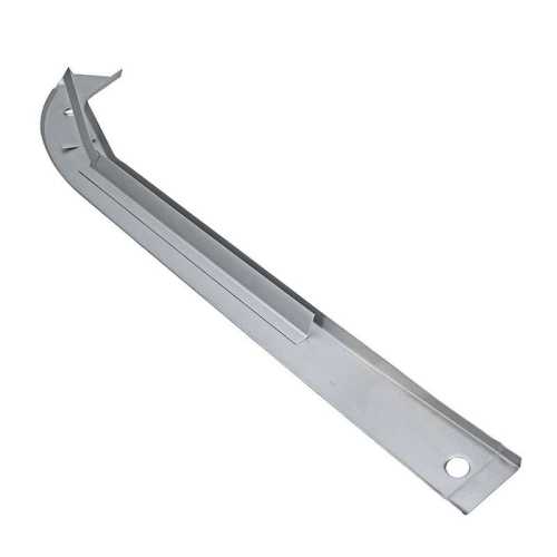 Roof gutter front left