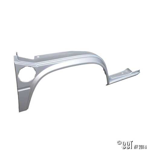 Front wheel arch, complete, right