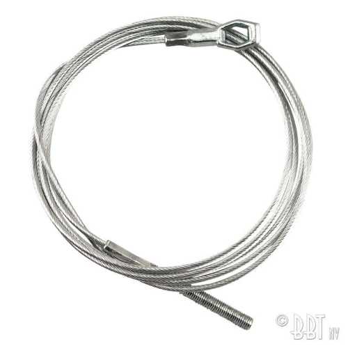 Clutch cable, not for 30 hp - 36 SAE HP