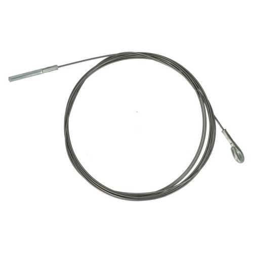 Gas cable for single carburation