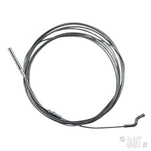 Gas cable, left hand drive, LHD, 2.0l twin carburation