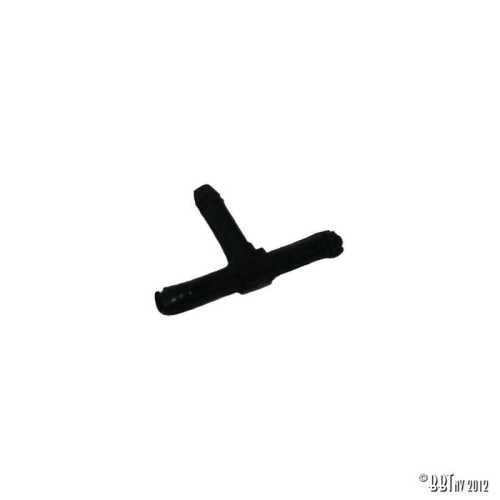 T-piece fuel hose (plastic)