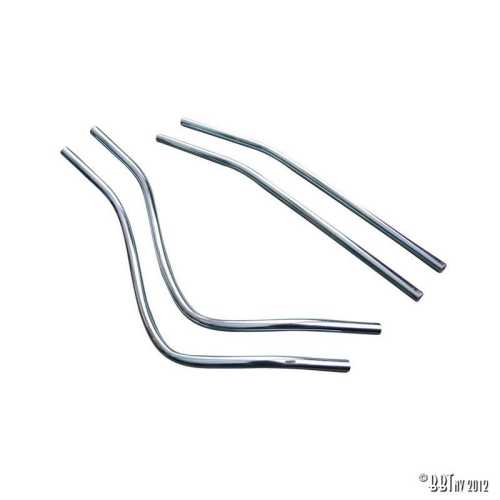 Brake fluid line Reservoir to master cylinder, metal