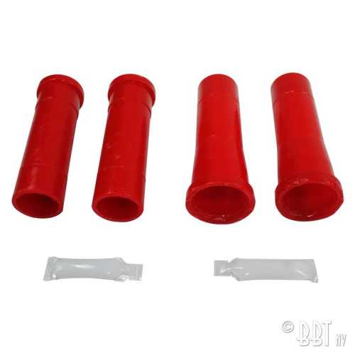 Urethane bushing in- and outside for ball joint suspension