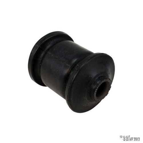 Rubber mount rear suspension arm