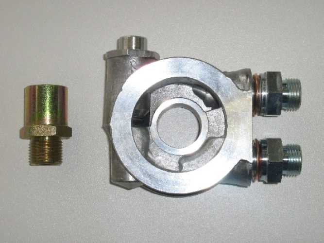 Ölkühleranschluss mit eingebautem Thermostat
