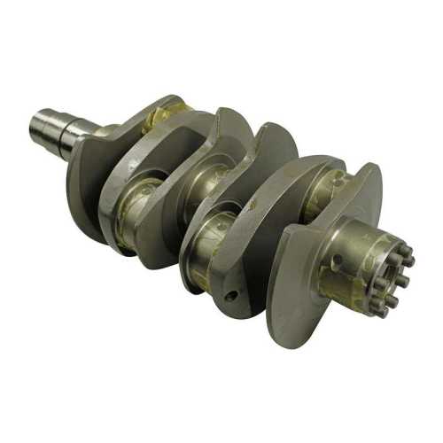 Kurbelwelle mit Gegengewichten, 78 mm Hub, VW Pleuellager Standard