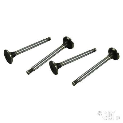 Exhaust valve 30 mm, 9 mm guide, 4 pieces Type 1 1300 08/74- Type 1 1600 11/74- Type 1 ACD injection Type 2 1600 07/74-