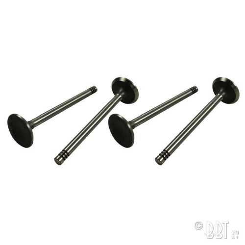 Einlaßventile 33 mm, 8 mm Führung, einfacher Einlaß, Satz 4 Stück