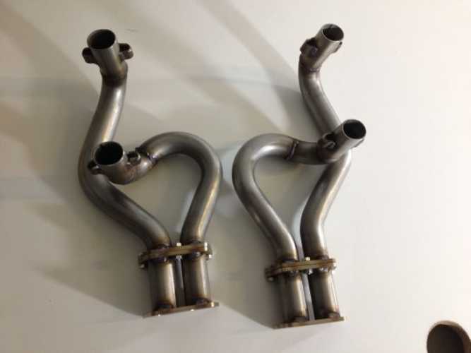 Flansche für Wärmetauscher Ersatzrohre VW Typ 4 Motor im Bus CJ Edelstahl