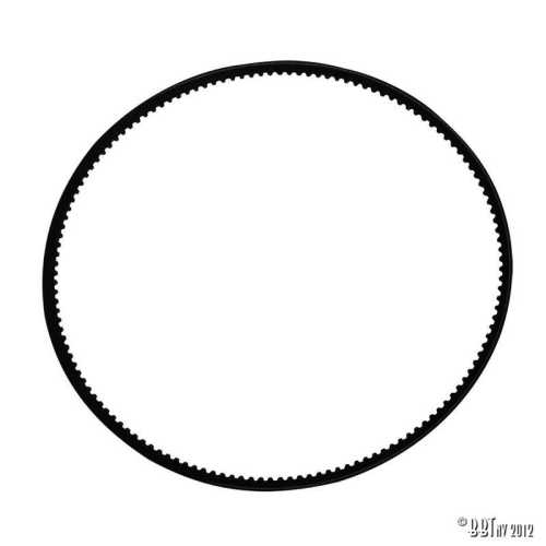 V-belt for alternator pulley