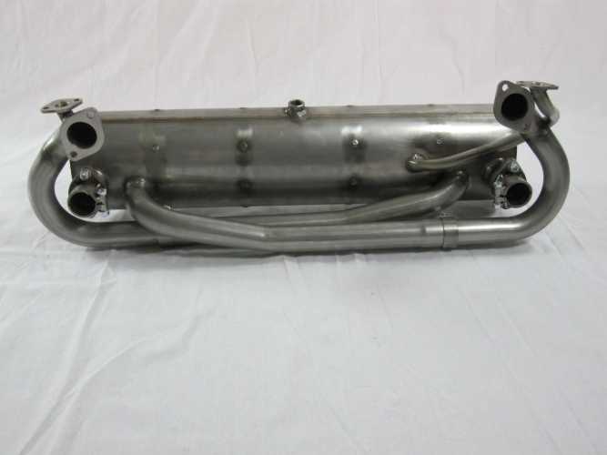 Ahnendorp VW Beetle Type 1 Customsport Exhaust - stainlees steel - carb. heading - w/o tail pipes
