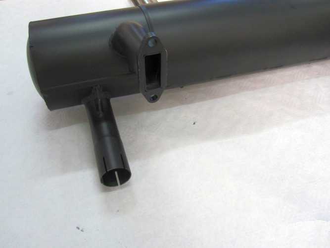 Sport exhaust Porsche 356 with 2 polished tail pipes