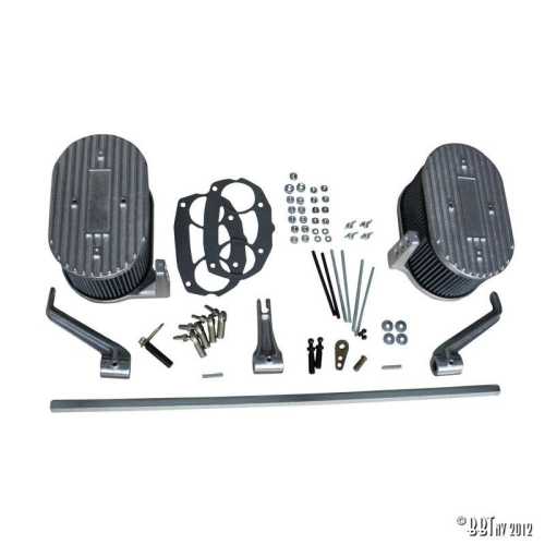 Linkage & Aircleaner kit for straight intake manifolds IDF & DRLA collector