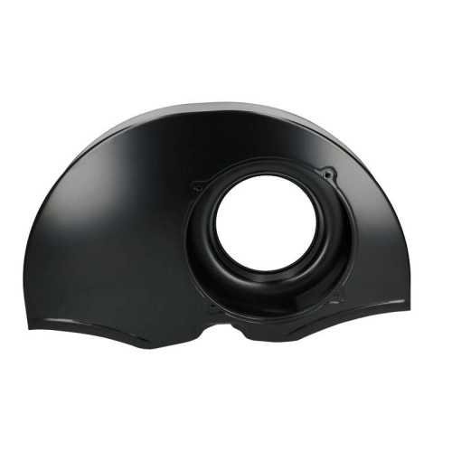 Kühlungsgehäuse schwarz ohne Warmluftauslaß, ohne Ölkühlergehäuse